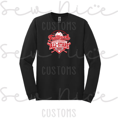 Fallbrook Youth Baseball -ALL STARS 2026-Unisex Long Sleeve Shirt