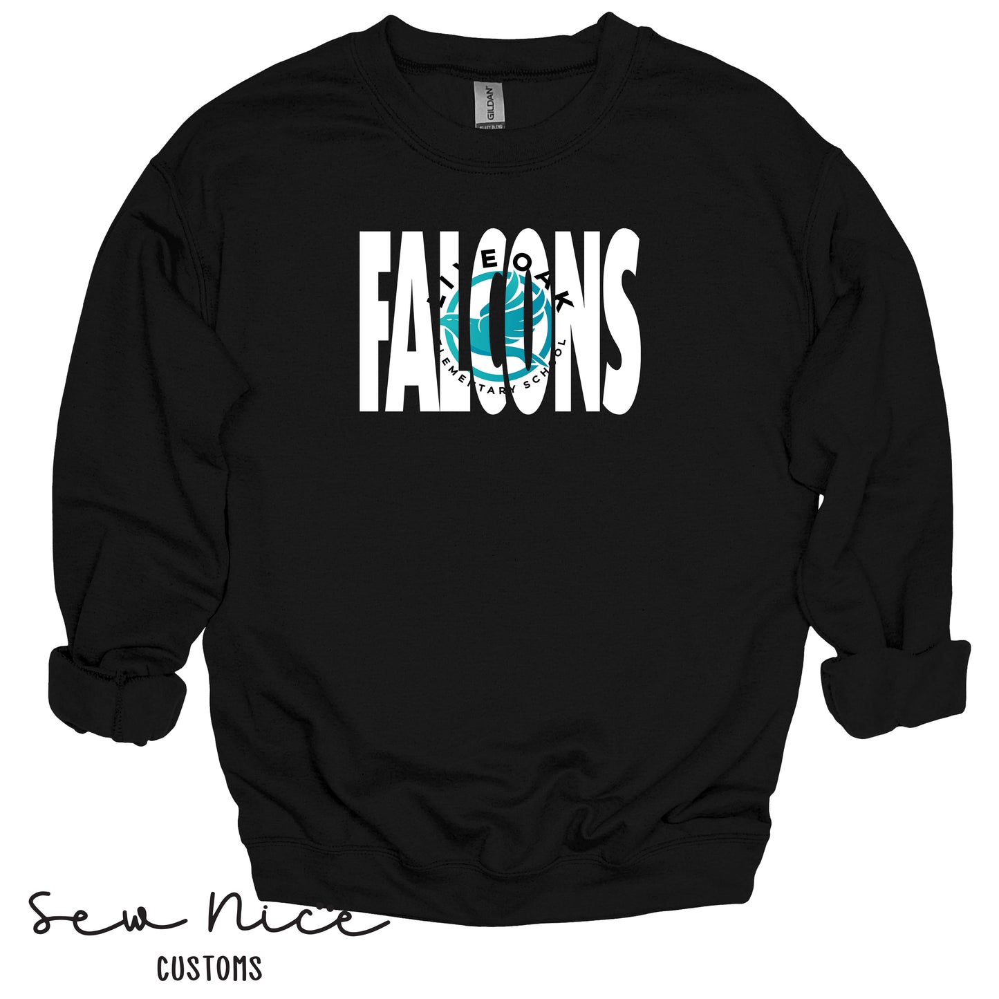 FALCON Inside Logo- Unisex Adult Crewneck Sweatshirt