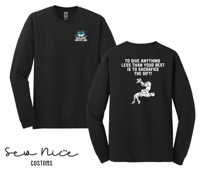 Guajome Wrestling Quote Design- Unisex Adult/Youth Long Sleeve Shirt