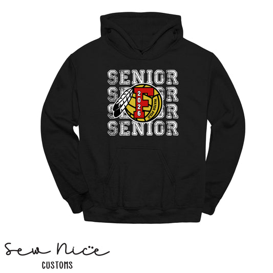FHS Water Polo Stacked SENIOR 2026- Unisex Adult/Youth Hoodie