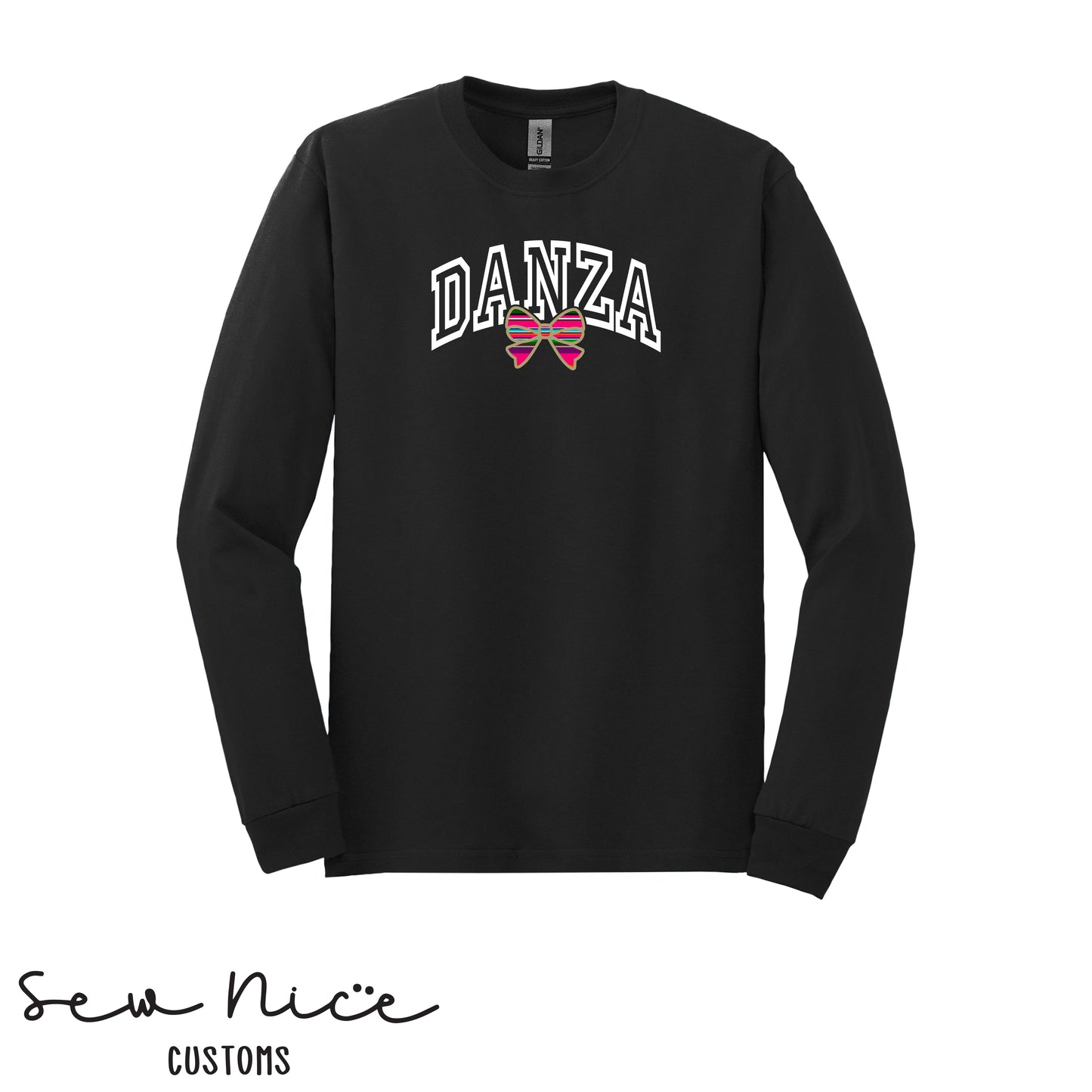 Danza Bow- Unisex Adult/Youth Long Sleeve Shirt