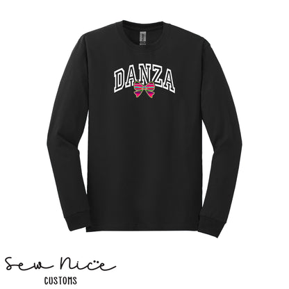 Danza Bow- Unisex Adult/Youth Long Sleeve Shirt