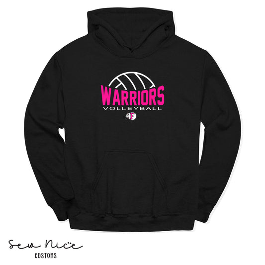 PINK Warriors- FHS Volleyball Unisex Adult/Youth Hoodie