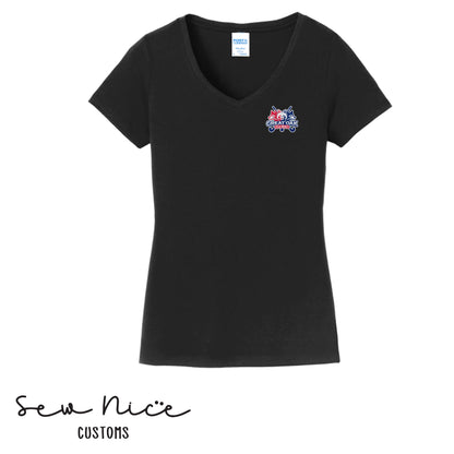 GO Wolfpack Field Hockey Ladies V-Neck Shirt