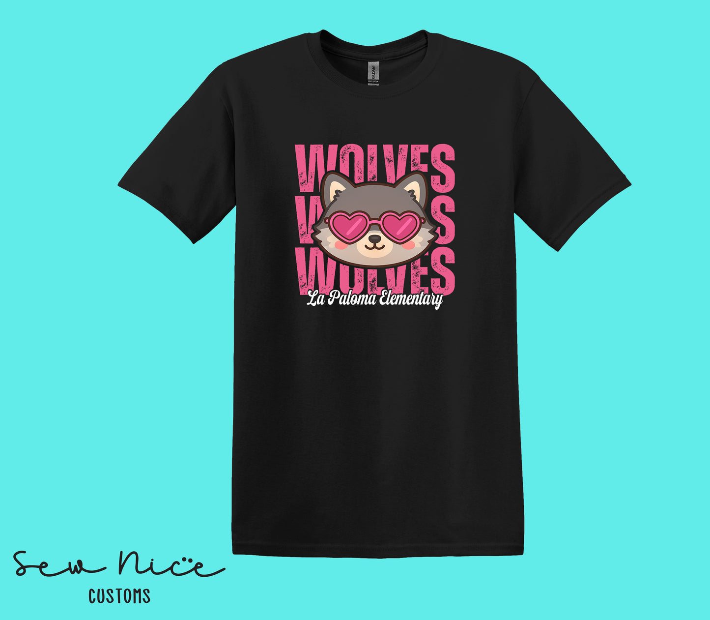 Wolves Valentine's- Unisex Adult/Youth T-Shirt