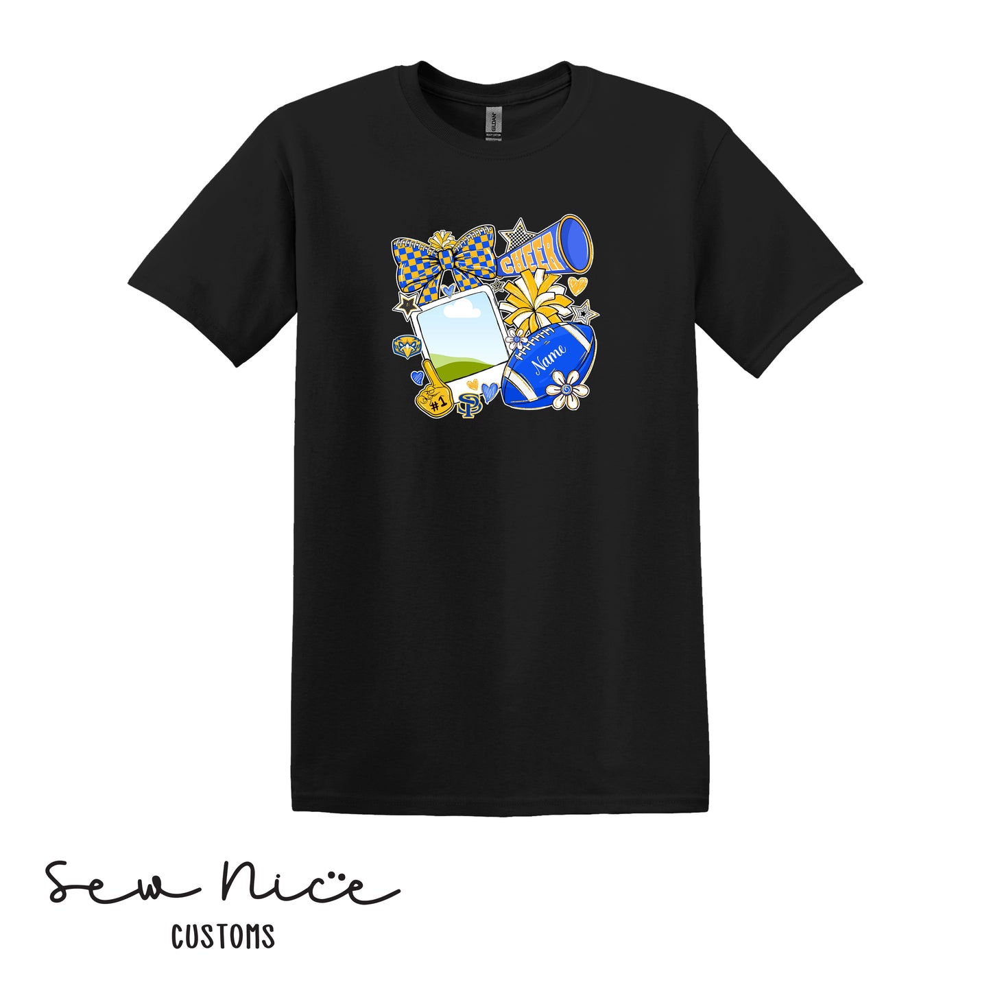 Custom SP Cheer Pic- Unisex Adult/Youth T-Shirt
