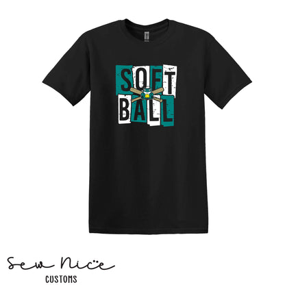 Guajome Block Softball- Unisex Adult/Youth T-shirt