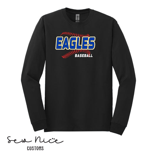 EAGLES Seam Design- Unisex Adult/Youth Long Sleeve Shirt