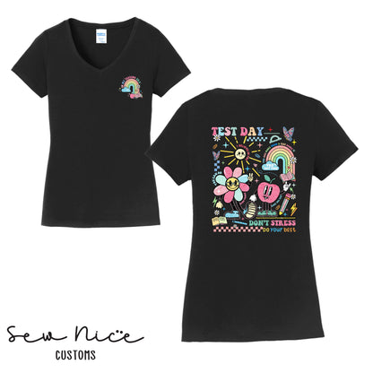 Testing Era - Ladies V-Neck (Tony Tobin)
