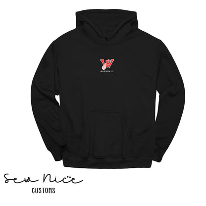 FHS FW Small Center Chest Logo-Unisex Adult/Youth Hoodie