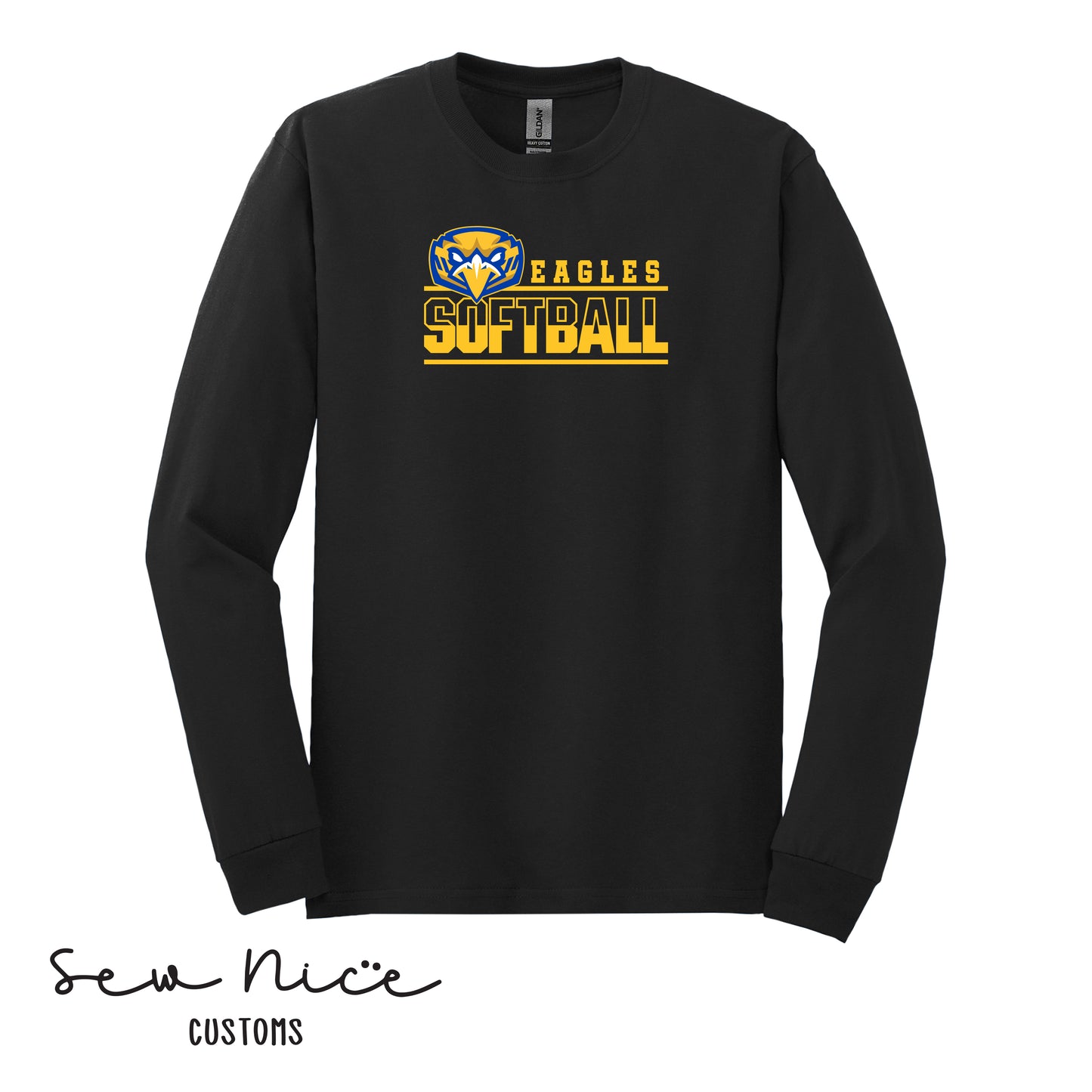 Forward Eagle Softball- Unisex Adult/Youth Long Sleeve Shirt