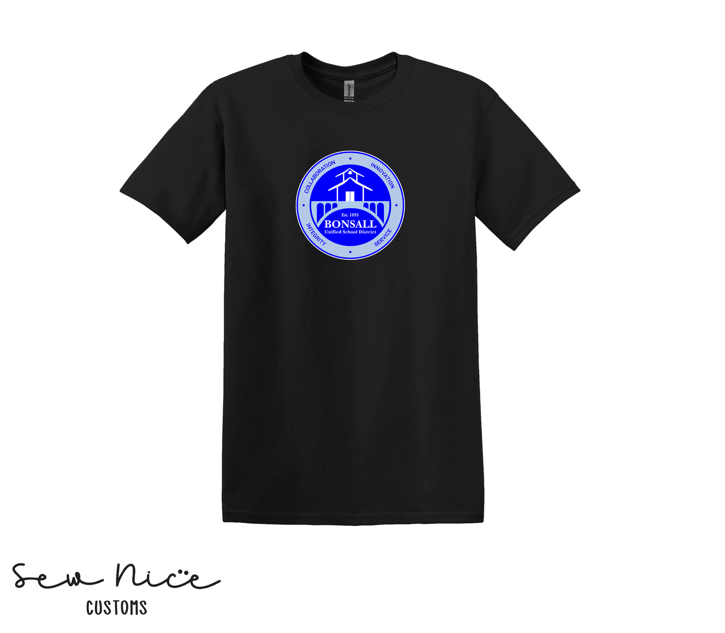 Bonsall District Logo- Unisex Adult T-Shirt