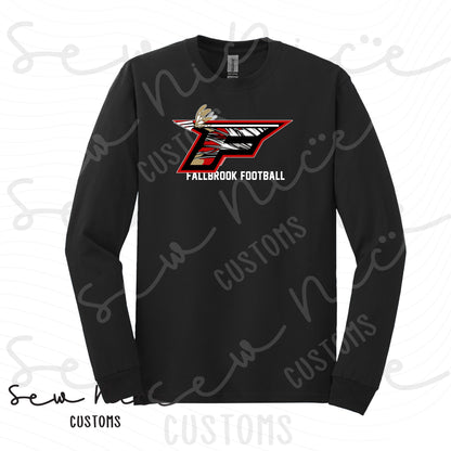 F Football Logo- Unisex Long Sleeve Shirt