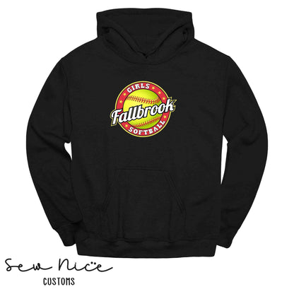 Fallbrook Girls Softball Logo- Unisex Hoodie