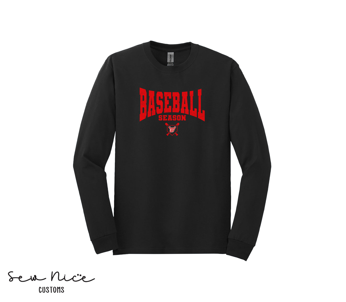 Baseball Season- Unisex Adult/Youth Long Sleeve Shirt