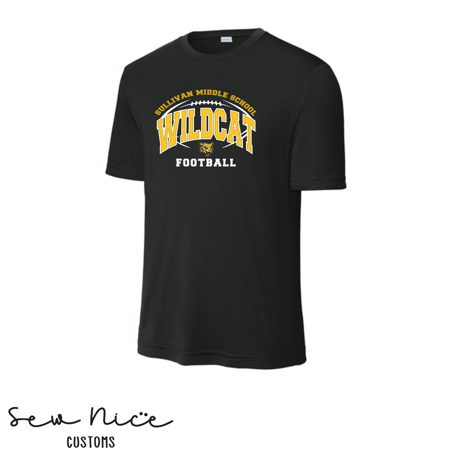 Sullivan Wildcat Football- Unisex Adult/Youth Dri Fit Shirt