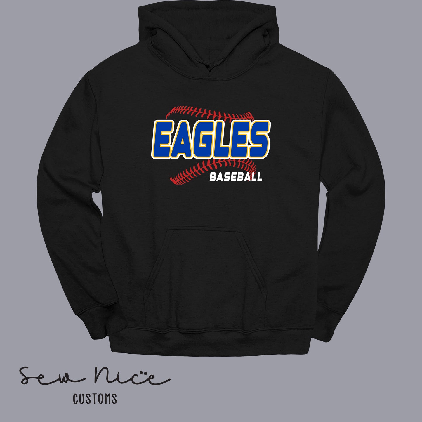 EAGLES Seam Design- Unisex Adult/Youth Hoodie