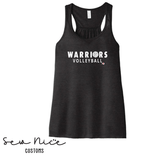 Warriors Ball Volleyball- Ladies Bella Canvas Flowy Tank Top