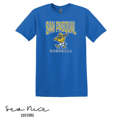San Pasqual Baseball Mascot- Unisex Adult/Youth T-Shirt