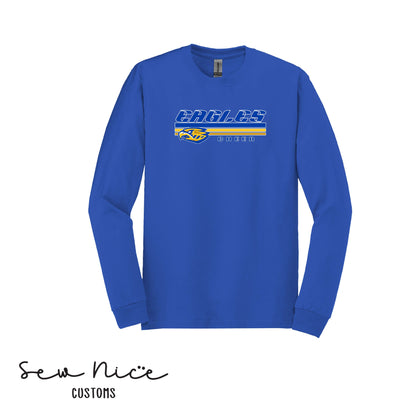 SP Eagles Lines Cheer- Unisex Adult/Youth Long Sleeve Shirt