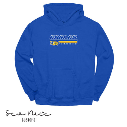 SP Eagles Lines-Tennis- Unisex Adult/Youth Hoodie