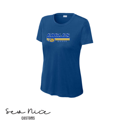 SP Eagles Lines Cheer- Ladies Dri Fit Shirt