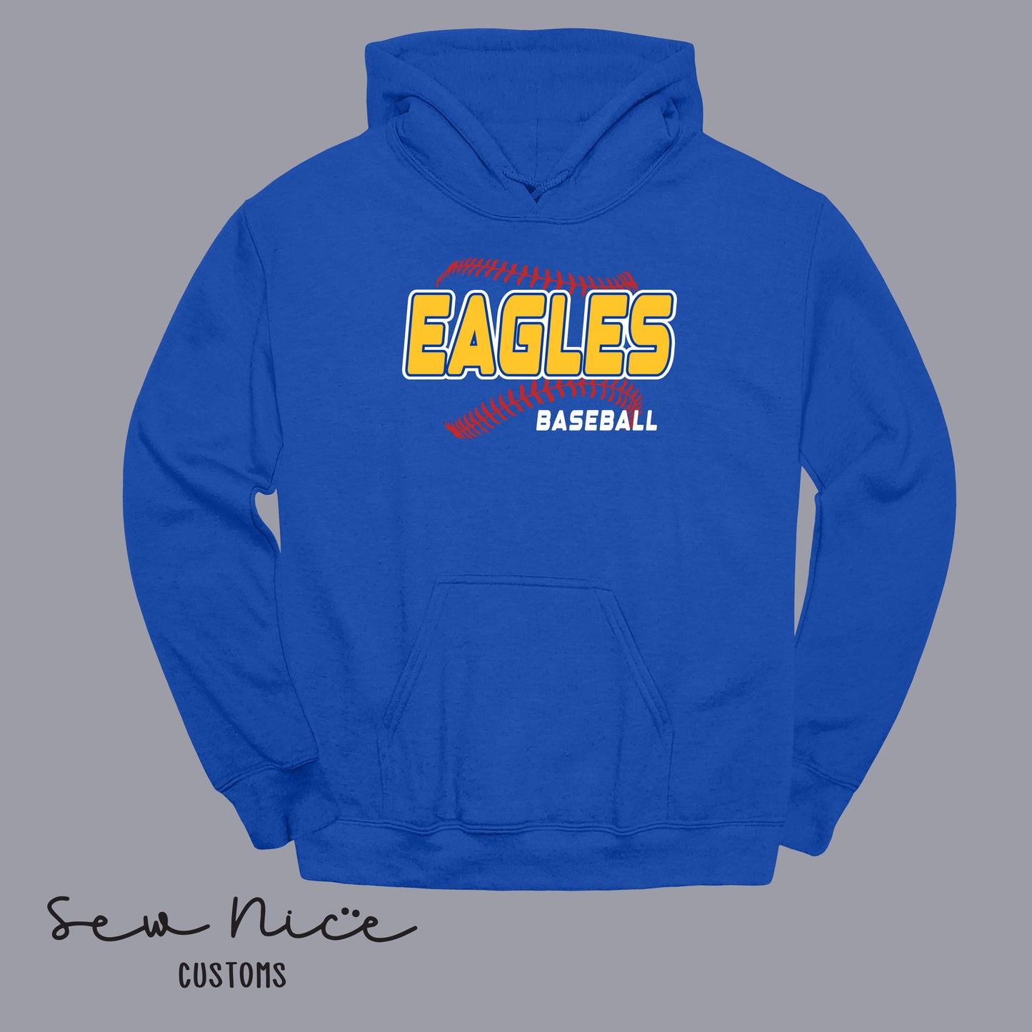 EAGLES Seam Design- Unisex Adult/Youth Hoodie