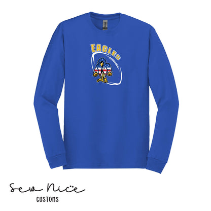 SP Eagles American Flag Robe- Unisex Adult/Youth Long Sleeve Shirt