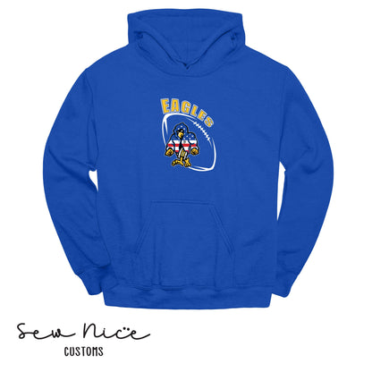 SP Eagles American Flag Robe- Unisex Adult/Youth Hoodie