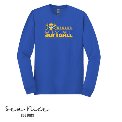 Forward Eagle Softball- Unisex Adult/Youth Long Sleeve Shirt