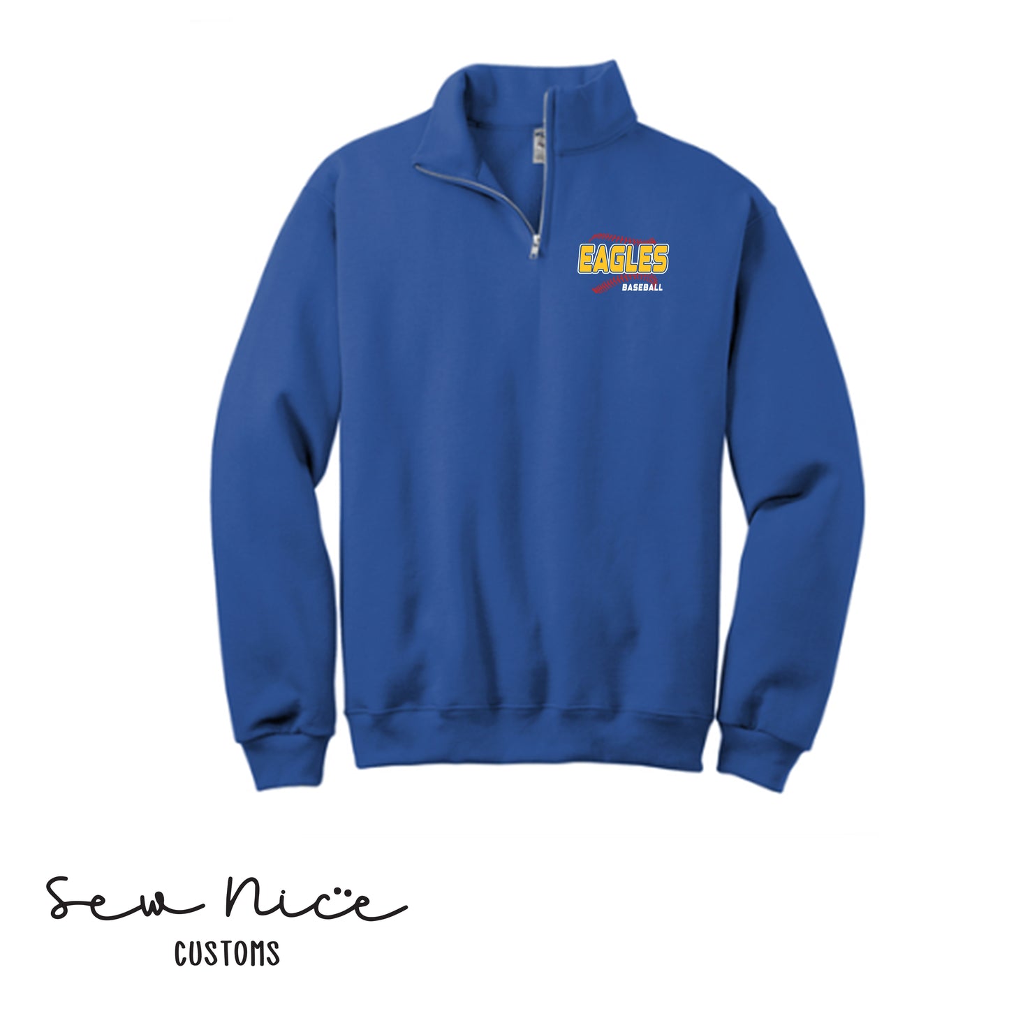 EAGLES Seam Design- Unisex Adult/Youth 1/4 Zip