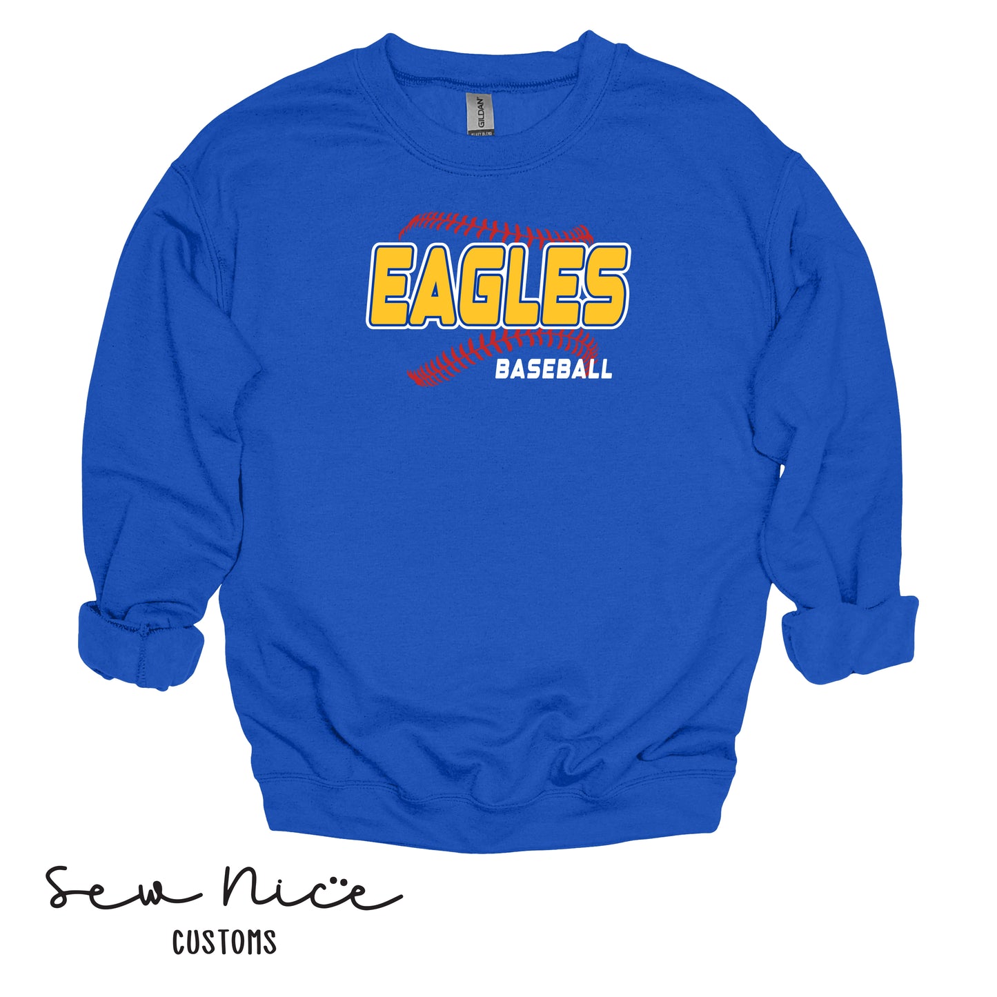 EAGLES Seam Design- Unisex Adult/Youth Crewneck Sweatshirt