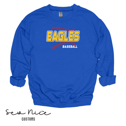 EAGLES Seam Design- Unisex Adult/Youth Crewneck Sweatshirt