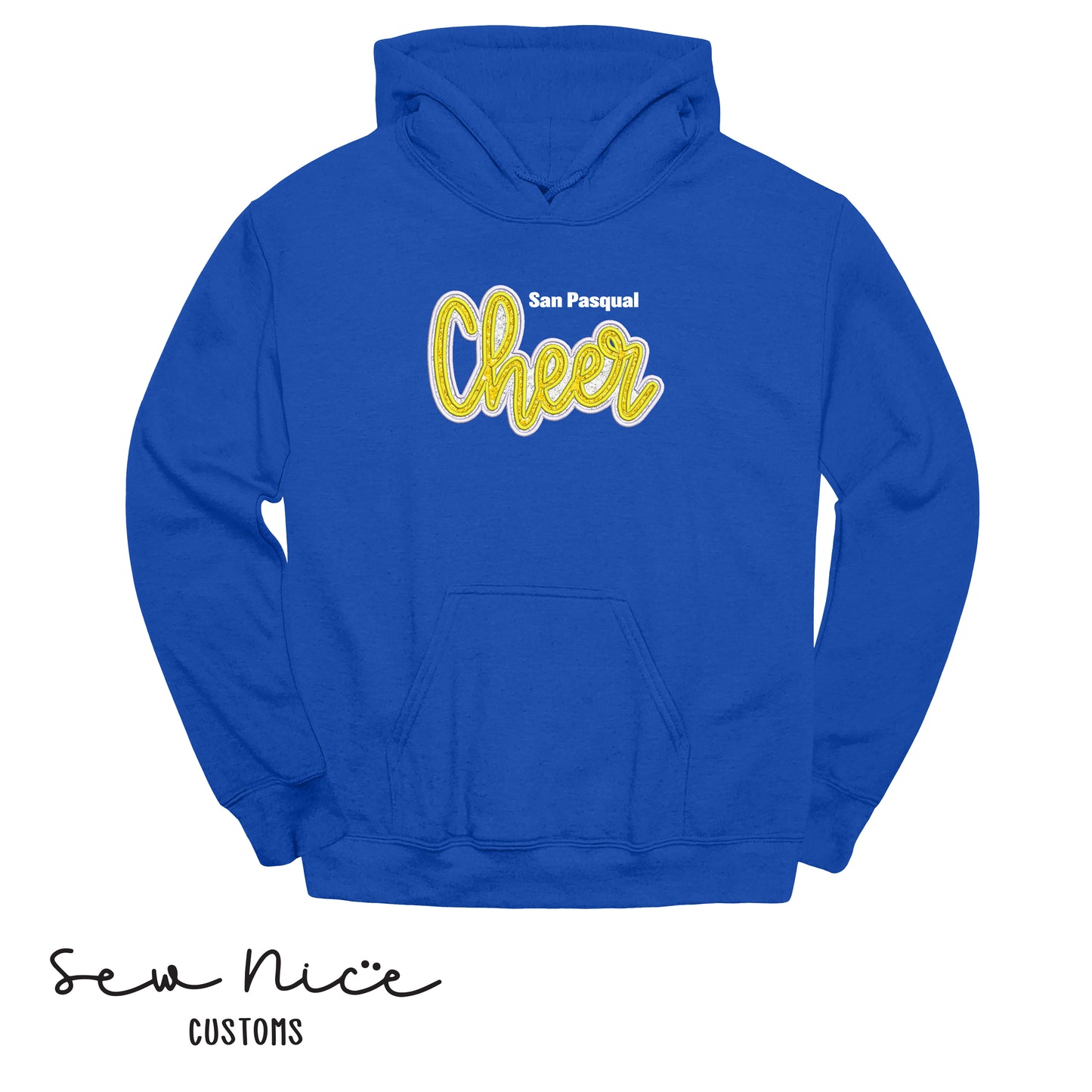 SP Cheer Embroidered Applique-Unisex Adult/Youth Hoodie