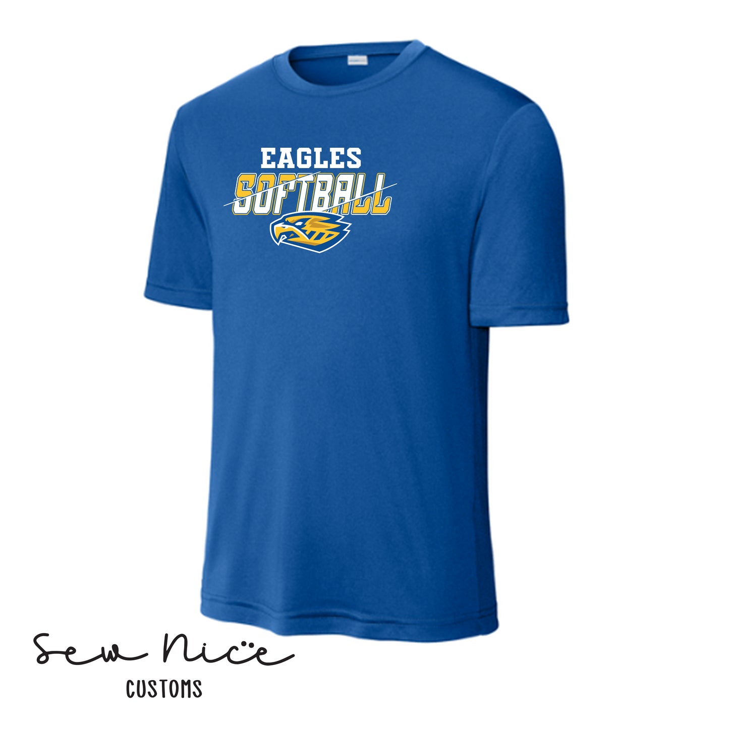 Eagles Slash Softball- Unisex Adult/Youth Dri Fit Shirt