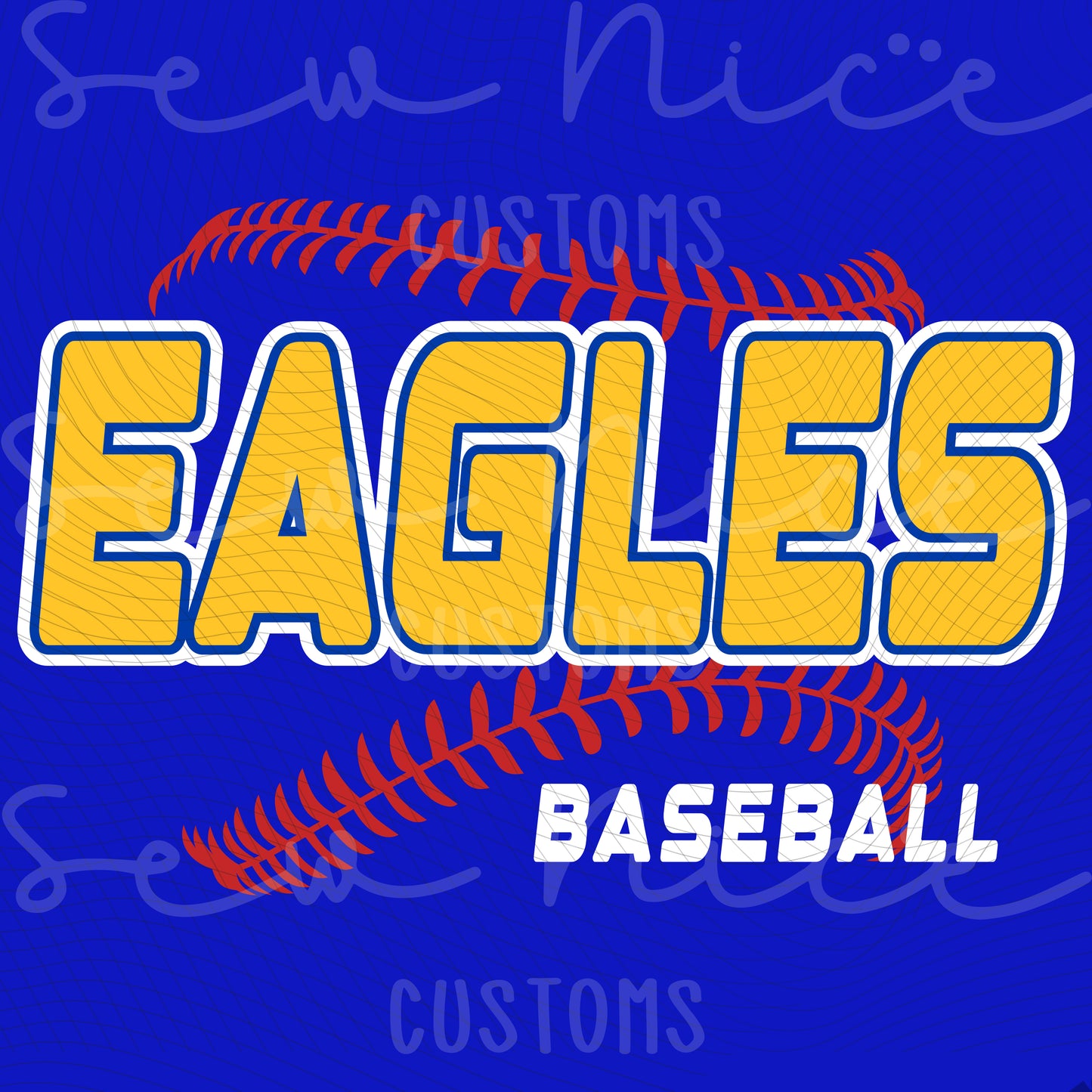 EAGLES Seam Design- Ladies V-Neck