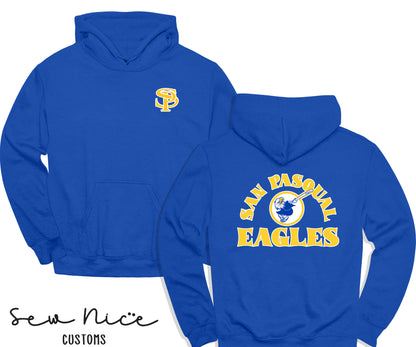 San Pasqual Swinging Eagle- Unisex Adult/Youth Hoodie