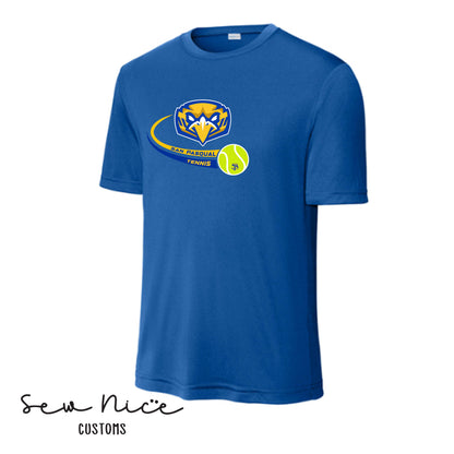 SP Eagles Swoosh Tennis- Unisex Adult/Youth Dri Fit Shirt