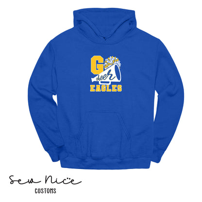 GO CHEER Eagles- Unisex Adult/Youth Hoodie