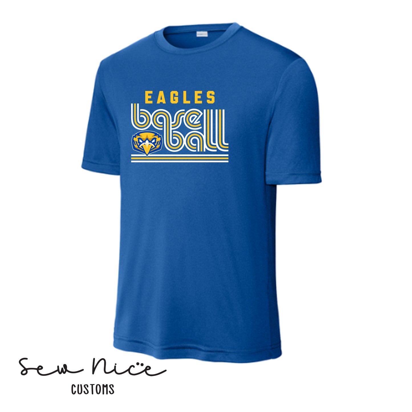 Retro Eagles Baseball- Unisex Dri Fit Shirt