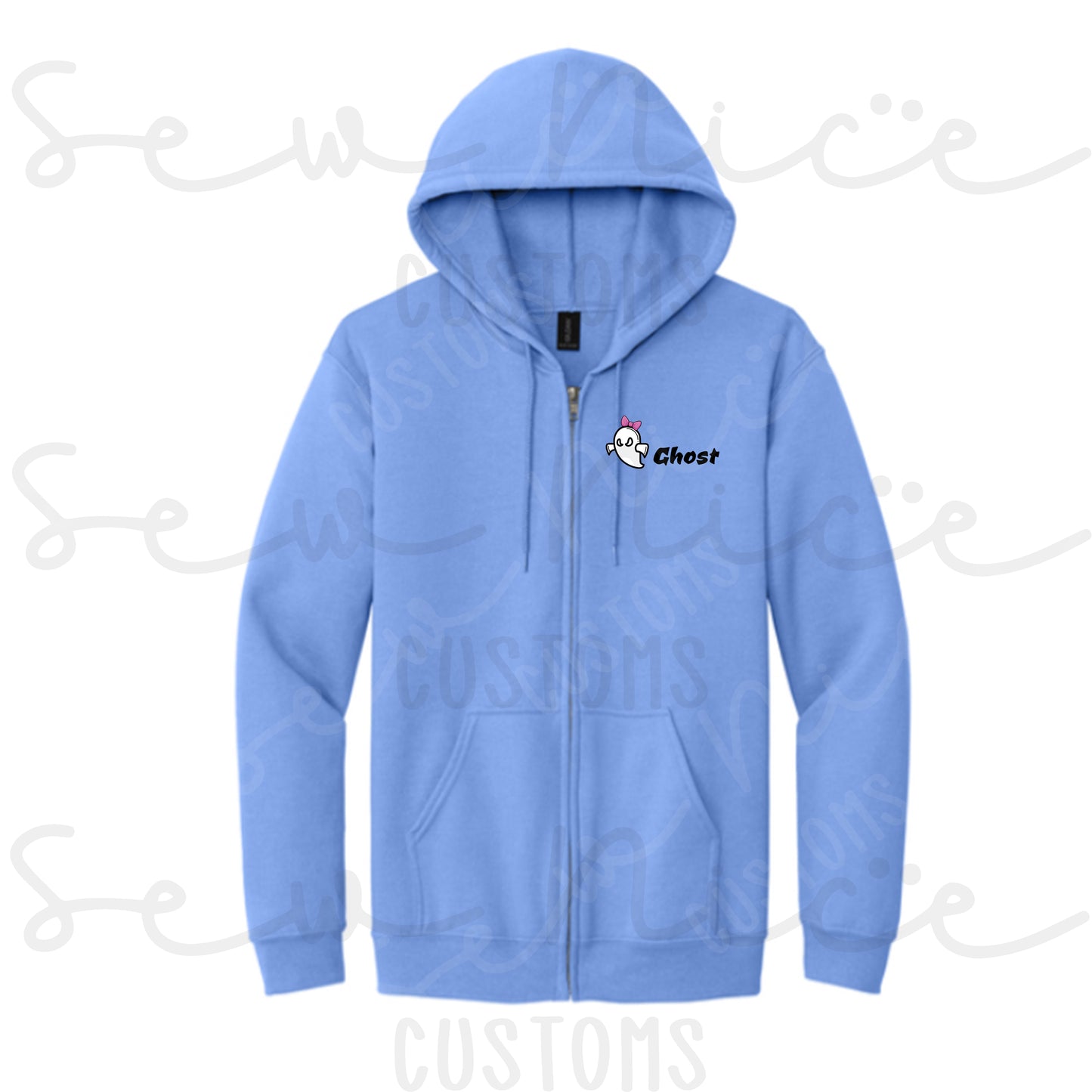 2026 Ghost Softball-Unisex Full Zip Hoodie