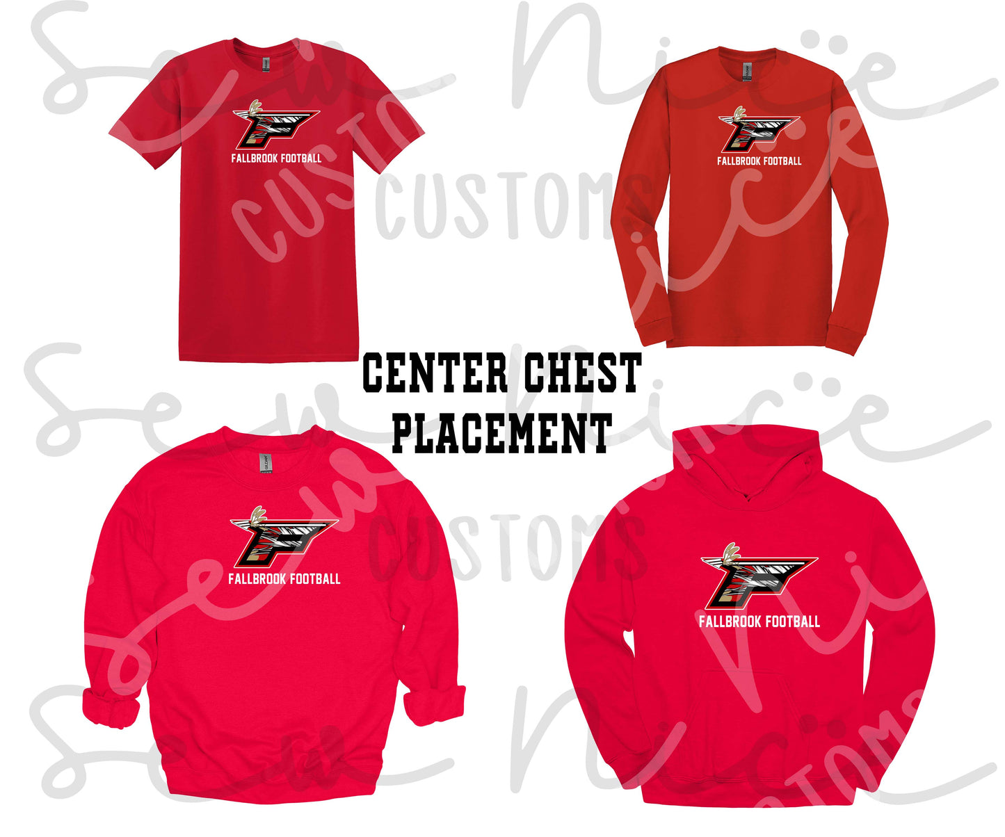 F Football Design- Unisex Crewneck Sweatshirt
