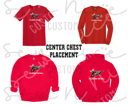 F Football Design- Unisex Crewneck Sweatshirt