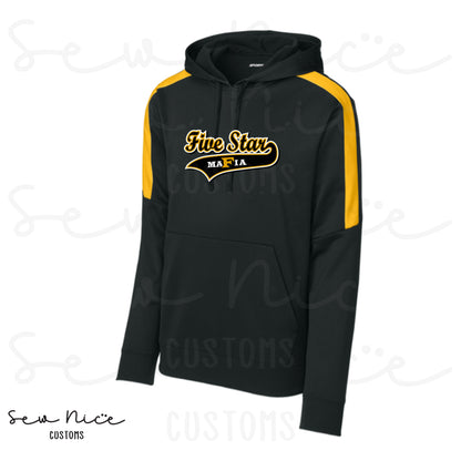 Five Star Baseball- Unisex Two Tone Hoodie