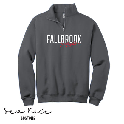 Fallbrook Firefighters- 1/4 Zip Sweatshirt