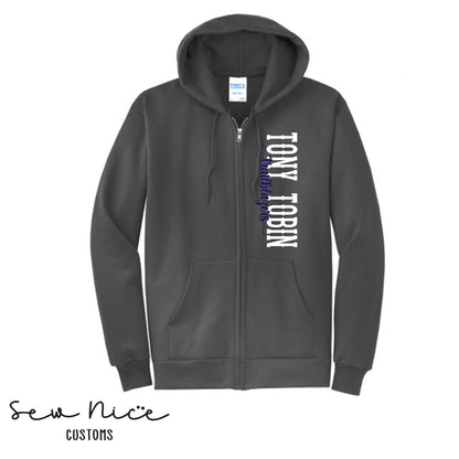 Tony Tobin Side Design - Unisex Adult Full Zip