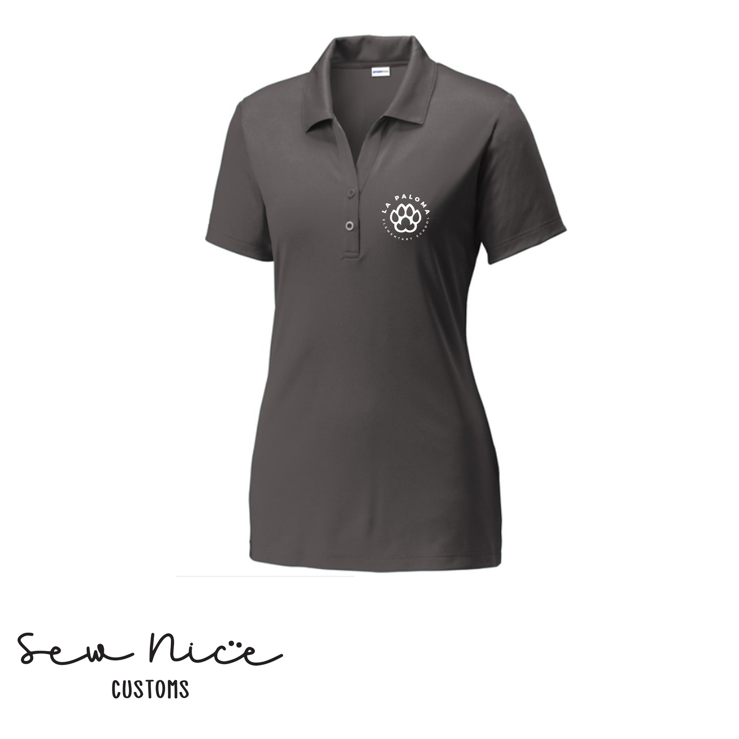 La Paloma Left Chest Logo- Ladies Dri Fit Polo