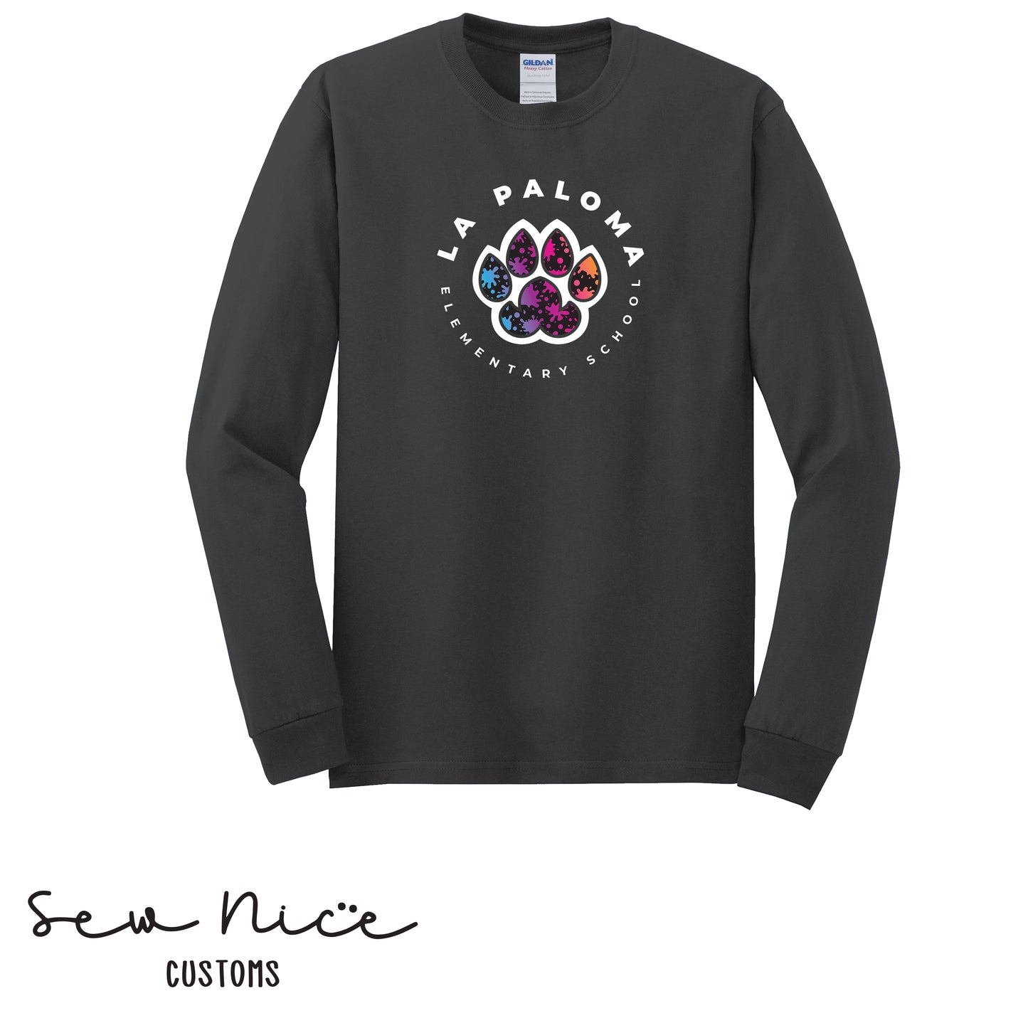 La Paloma PAINT SPLATTER- Unisex Adult/Youth Long Sleeve Shirt