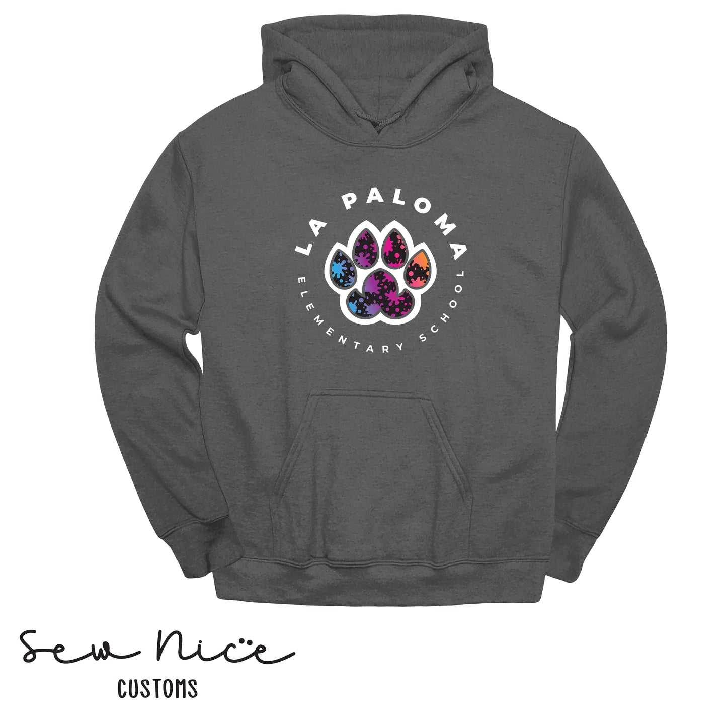 La Paloma PAINT SPLATTER- Unisex Adult/Youth Hoodie