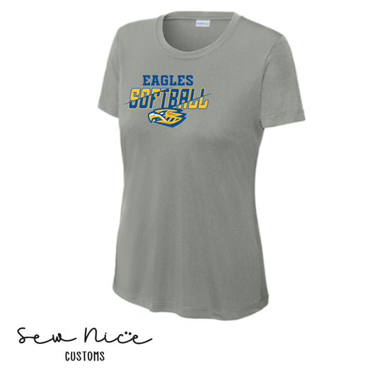 Eagles Slash Softball- Ladies Dri Fit Shirt
